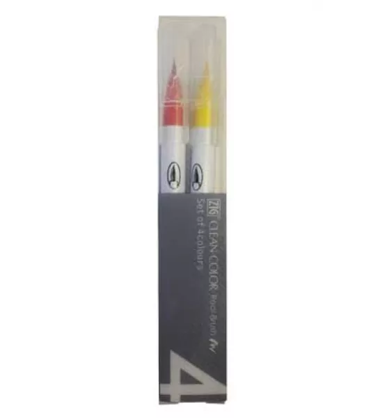 zig clean color real brush 4 pure colors