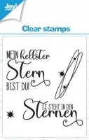Sterne Text DE 3 - Clear Stamps - Joycrafts