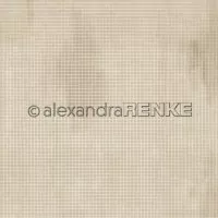 Karo auf Calm Dunkelbeige - Scrapbooking Paper - 12"x12" - Alexandra Renke