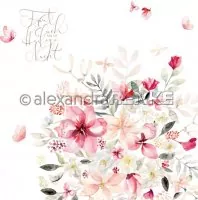 X-Mas Floral Amaryllis - 12"x12" - Alexandra Renke