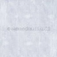Kariert auf Taubenblau - Scrapbooking Paper -12"x12" - Alexandra Renke