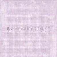 Kariert auf Lavendel - Scrapbooking Paper -12"x12" - Alexandra Renke