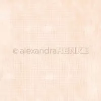 Kariert Auf Pastellorange - 12"x12" - Alexandra Renke