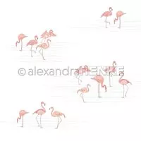 Welt der Flamingos - Designpapier - 12"x12" - Alexandra Renke