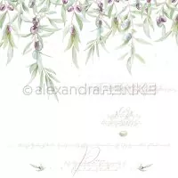 Olive Power - Scrapbooking Paper - 12"x12" - Alexandra Renke