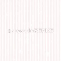Schmale Streifen Pfingstrose - Scrapbooking Paper - 12"x12" - Alexandra Renke