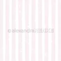 Breite Streifen Magnolia - Scrapbooking Paper - 12"x12" - Alexandra Renke