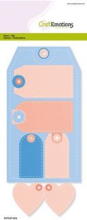 Big Nesting Die - Labels + Label XL - Dies - CraftEmotions