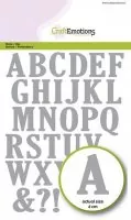 Uppercase Alphabet Serif - Dies - CraftEmotions