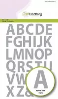 Uppercase Alphabet Basic - Dies - CraftEmotions