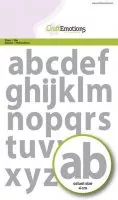 Lowercase Alphabet Basic - Dies - CraftEmotions