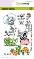 Get Well 2 - Carla Creaties - Clear Stamps - CraftEmotions