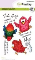 Birds 2 - Carla Creaties - Clear Stamps - CraftEmotions