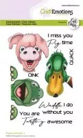 Funny Animals 1 - Carla Creaties - Clear Stamps - CraftEmotions