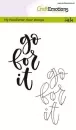 Handletter - Go for it - Clear Stamps