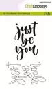 Handletter - Just be you - Clear Stamps