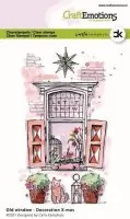 Old Window - Decoration X-mas - Clear Stamps - Craft Emotions