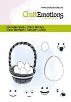 Egg Face Easter Basket - Clear Stamps - Craft Emotions