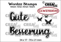 Gute Besserung - Clear Stamp - Crealies