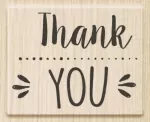 Thank you - Wooden Stamp