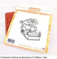 Topini Abbraccio Impronte D'Autore Rubber Stamp