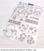 Snowman & Friends - Clear Stamps - Impronte D'Autore