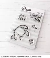 Little Mochi - Love - Clear Stamps - Impronte D'Autore
