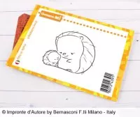 Riccio Baby - Rubber Stamp - Impronte D'Autore