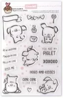 Piglet in Love - Clear Stamps - Impronte D'Autore