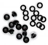 Eyelets & Washer Black - Standard - We R Memory Keepers