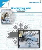 Snowflake Label - Stanzen - Joycrafts