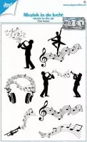 Music in the Air - Clear Stamps - Joycrafts