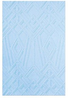 Multi-level Texture Fades Embossing Folder - Geo Diamonds - Sizzix