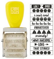 Simple Stories - Carpe Diem - Roller Stamp - Emoji Love