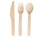 Wooden Cutlery - food-safe
