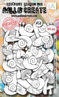 Shells & Stems - Ephemera - Die Cut Embellishment - AALL & Create