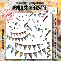 Party Time - Stencil #231 - AALL & Create