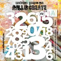 Numbers - Stencil #30 - AALL & Create