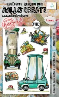 aall create clear stamp Movin' On Up