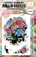 aall create clear stamp Roses in Bloom