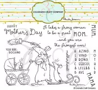 Amazing Mom - Clear Stamps - Colorado Craft Company