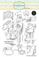 Coffee House - Clear Stamps - Colorado Craft Company