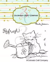 Watering Can Mini - Clear Stamps - Colorado Craft Company