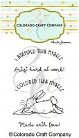 Back Card Bunny Mini - Clear Stamps - Colorado Craft Company