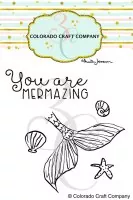 Mermazing Mini - Clear Stamps - Colorado Craft Company