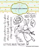 Veg Out! - Clear Stamps - Colorado Craft Company