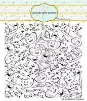 Halloween Background - Clear Stamps - Colorado Craft Company