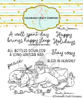 Cozy Cat - Clear Stamps - Colorado Craft Company