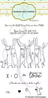 Share the Love Rabbits - Clear Stamps - Colorado Craft Company