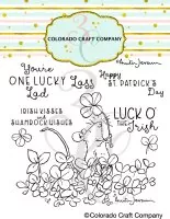 Mouse Shamrocks - Clear Stamps - Colorado Craft Company